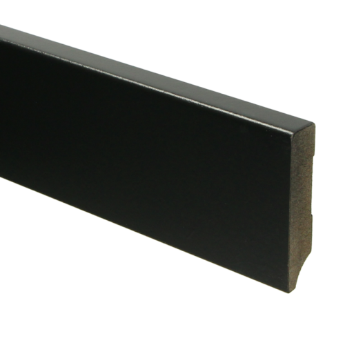 MDF Moderne Plint 70x15 RAL 9005 Zwart 15939